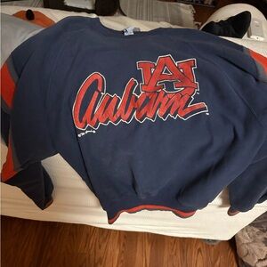 The Game Navy and Orange Varsity Jacket